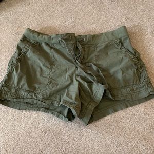 Green shorts